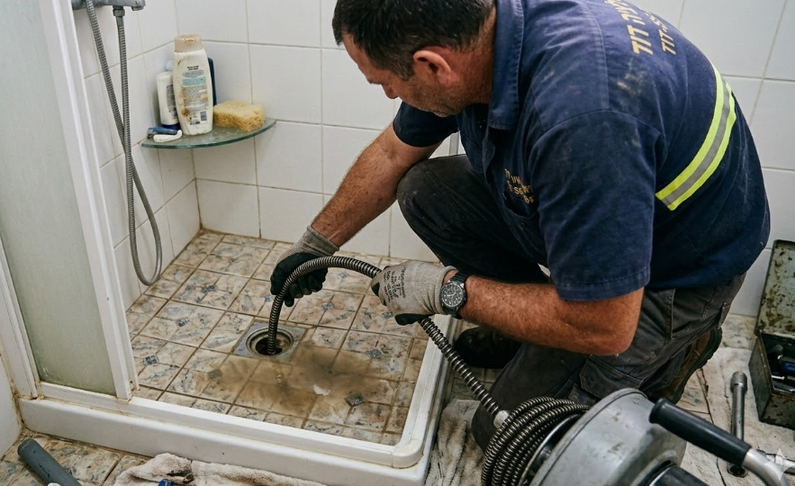 פתיחת סתימה במקלחת - אינסטלטור עכשיו