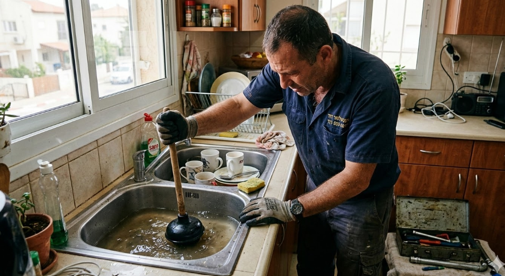 פתיחת סתימה הכיור - אינסטלטור עכשיו